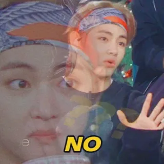 🤚 NO Não, Rejeição, Discordância, Recusa, Expressão, Reação, Meme whatsapp sticker