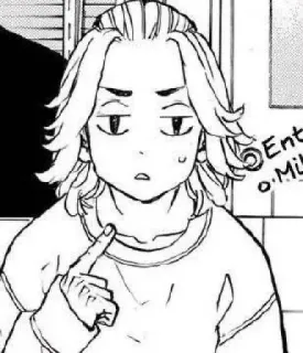🀄 Mikey Tokyo Revengers anime, manga, tokyo revengers, mikey, character, boy, illustration telegram sticker