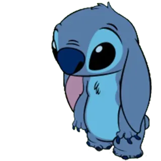 😐 Stitch Lilo & Stitch Cartoon, Alien, Süß, Disney telegram sticker