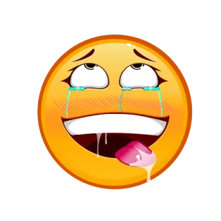 🤤 Emoji, Expressão, Engraçado, Meme, Sticker digital telegram sticker