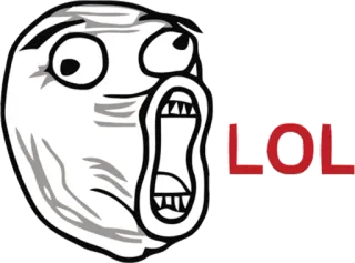 😂 LOL Meme, Lol, Engraçado, Rindo, Internet telegram sticker