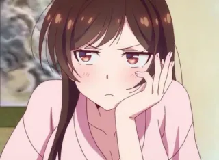 🙄 Chizuru Ichinose Rent-A-Girlfriend anime, girl, chizuru ichinose, rent-a-girlfriend, cute, manga telegram sticker