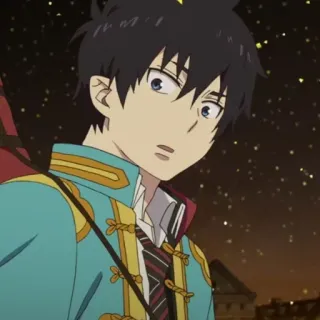 ☁️ Rin Okumura Blue Exorcist Anime, Charakter, Blue Exorcist, Rin Okumura telegram sticker