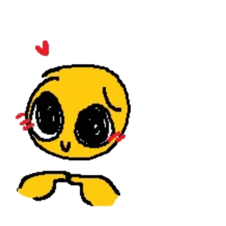 🥺 Emoji, Fofo, Rubor, Amor, Kawaii telegram sticker