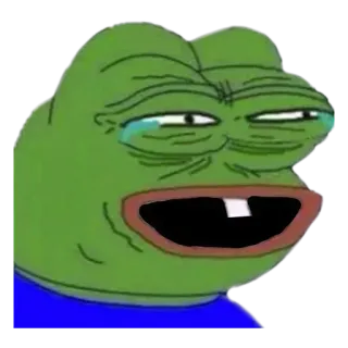 😂 Pepe the Frog 페페 더 프로그, 밈, 인터넷, 개구리, 슬픈 telegram sticker