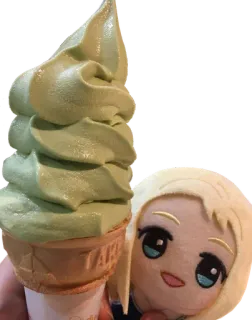 🍦 Elsa Frozen мороженое, мягкое мороженое, Эльза, Холодное сердце, плюшевая игрушка, кукла, аниме, мультфильм telegram sticker