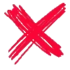 ❌