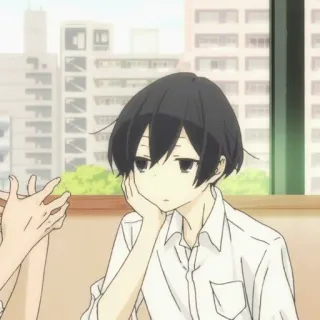 🥢 anime, boy, illustration, portrait telegram sticker