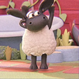 ☁️ Shaun the Sheep ひつじのショーン, 羊, アニメ, 動物 telegram sticker