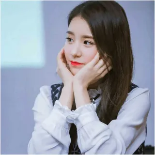 ✖️ kpop, 여자, 인물사진, 아시아인, 소녀, 아름다움 telegram sticker