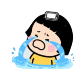 😭 плач, грустный, мультфильм, девушка, слезы, эмоции, расстроен telegram sticker