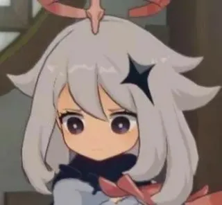 😶 Paimon Genshin Impact anime, paimon, genshin impact, video game, kawaii telegram sticker