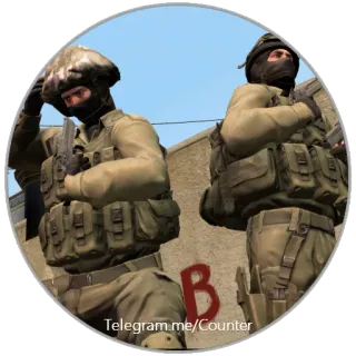 😑 Telegram.me/Counter counter-strike, csgo, ปืน, ผู้ก่อการร้าย, ทหาร telegram sticker