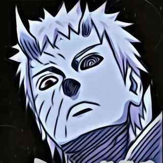 🌟 Obito Naruto Anime, Obito, Naruto, Personnage, Masqué, Manga whatsapp sticker