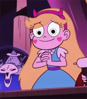 ⭐️ Star Butterfly Star vs. the Forces of Evil hoạt hình, Star Butterfly, Disney, phim hoạt hình, nhân vật, phép thuật whatsapp sticker