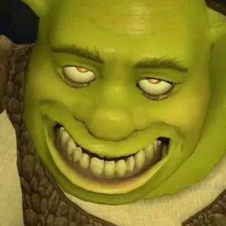🥵 Shrek オーガ, 映画, ドリームワークス, アニメ, 面白い telegram sticker