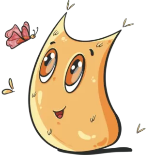 😃 Dibujo animado, Lindo, Personaje, Animal, Ilustración whatsapp sticker