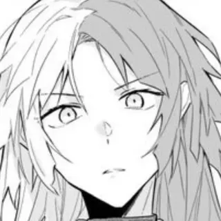 🥀 Anime, Mangá, Personagem, Retrato, Rosto telegram sticker