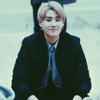 ⛲️ 남자, 인물, K팝, 아시아인, 정장, 남성 telegram sticker