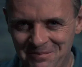 😈 Hannibal Lecter The Silence of the Lambs hannibal lecter, silence of the lambs, serial killer, horror, anthony hopkins telegram sticker