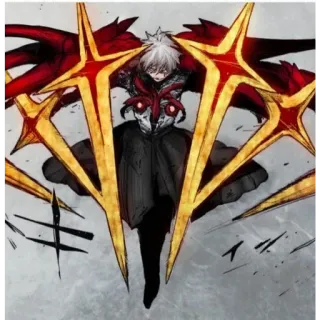 💥 动漫, 漫画, 角色, 奇幻, 翅膀, 恶魔, 超自然 telegram sticker