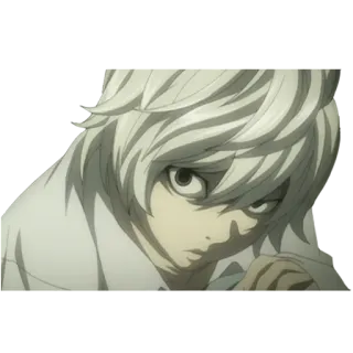😕 Near Death Note Anime, Death Note, Near, Personaggio, Manga telegram sticker