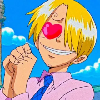 😍 Sanji One Piece anime, one piece, sanji, cartoon telegram sticker
