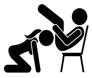 😍 seks, ilustracja, kobieta, mężczyzna, oral telegram sticker