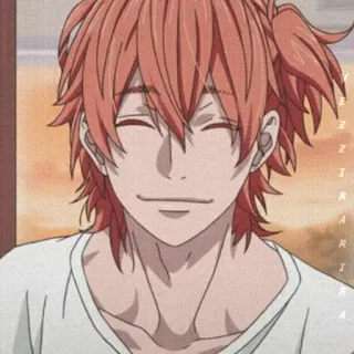 🥀 anime, cartoon, character, smiling, happy, male telegram sticker