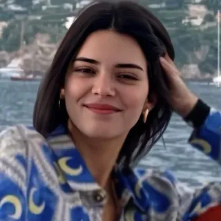 ✨ Kendall Jenner Кендалл Дженнер, Модель, Знаменитость, Портрет, Женщина telegram sticker