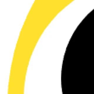 ✨ yellow, white, black, curve, abstract, design, shape telegram sticker