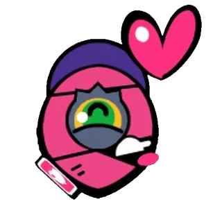🥰 Dessin animé, Rose, Coeur, Personnage, Mignon, Autocollant whatsapp sticker