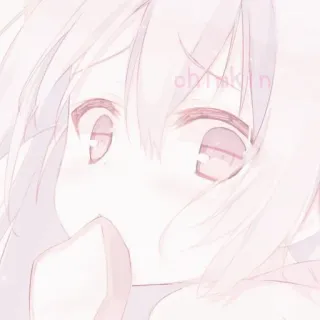 🍓 ohmakin Ragazza anime, Acquerello, Disegno, Ritratto, Carino whatsapp sticker