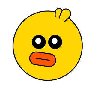 💔 鸭子, 鸟, 动物, 卡通, 可爱, 黄色 telegram sticker
