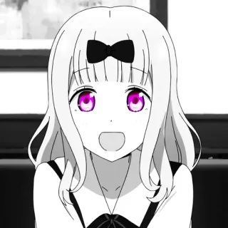 🖤 Chika Fujiwara Kaguya-sama: Love Is War Anime, Chika, Kawaii, Manga, Ragazza, Fujiwara telegram sticker