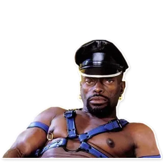 😘 leather, fetish, man, attire, costume telegram sticker