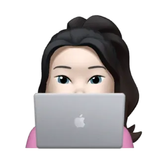 🎡 Avatar, Emoji, Computador, Mulher, Desenho animado, Maçã, Laptop telegram sticker
