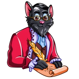 Наука для котиков (@science4cats) - Учёные telegram stickers