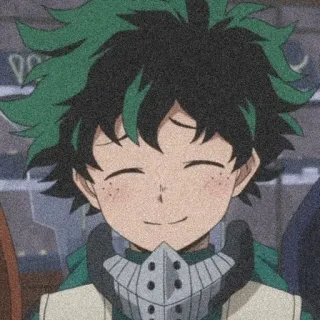 🌻 Izuku Midoriya My Hero Academia anime, My Hero Academia, Izuku Midoriya, deku, fan art, animation telegram sticker