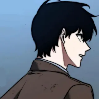 🗯 hombre, persona, anime, dibujo animado, retrato telegram sticker
