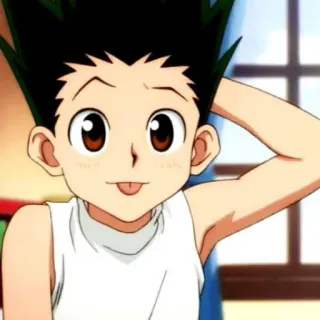 🇯🇵 Gon Freecss Hunter x Hunter anime, gon freecss, hunter x hunter, shonen, boy, cartoon telegram sticker