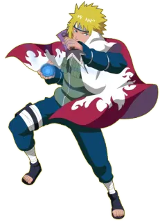 😤 Minato Namikaze Naruto anime, naruto, minato, namikaze, hokage, yellow flash whatsapp sticker