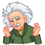 Albert Einstein @TgEmojis telegram emojis 😏