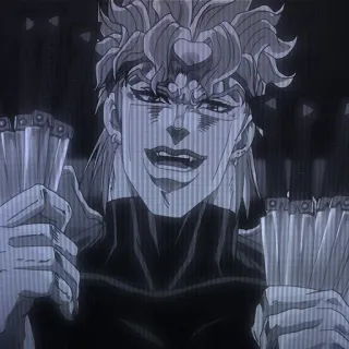 😈 Dio Brando JoJo's Bizarre Adventure Dio Brando, Anime, Manga, JoJo's Bizarre Adventure telegram sticker