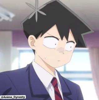 🤨 @Anime_Dynasty Anime, Gezichtsuitdrukking, Cartoon telegram sticker