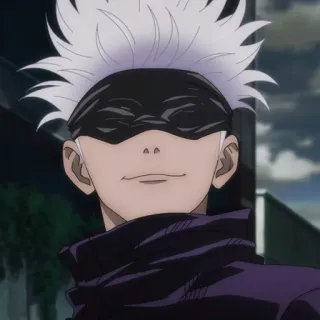 🤍 Satoru Gojo Jujutsu Kaisen anime, gojo, satoru, jujutsu kaisen, manga telegram sticker
