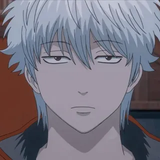 🥢 Gintoki Sakata Gintama Anime, Gintama, Gintoki Sakata, Personagem, Mangá whatsapp sticker