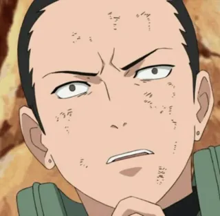 🎼 Shikamaru Nara Naruto Shikamaru, Naruto, Anime, Ninja, Personaje whatsapp sticker