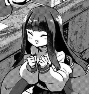😆 Anime, Manga, Lindo, Chica, Dibujo animado, Ilustración telegram sticker