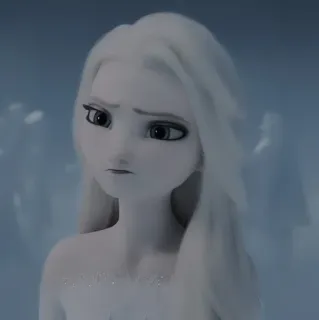 🌨 Elsa Frozen Elsa, Disney, La Reine des Neiges, dessin animé, personnage animé, reine des glaces telegram sticker